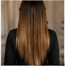 Long straight hair